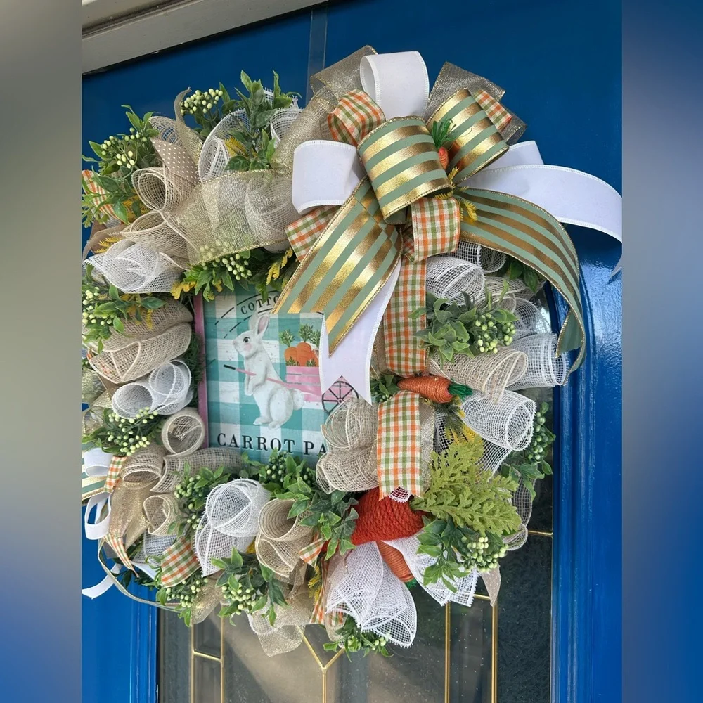 Carrot Patch Holiday Wreath